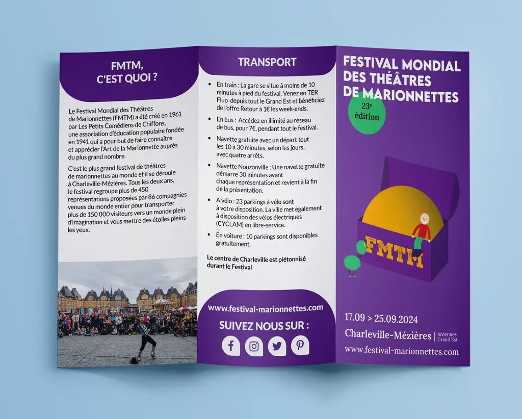Verso de la brochure FMTM Verso de la brochure FMTM