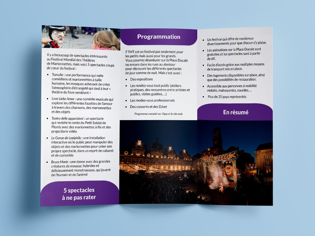 Recto de la brochure FMTM Recto de la brochure FMTM